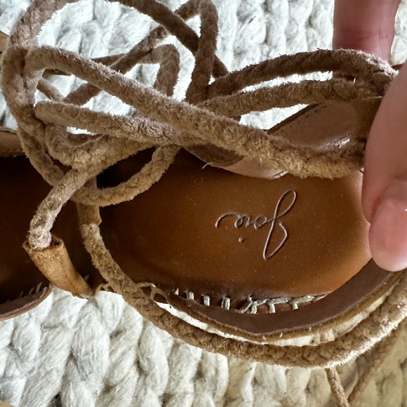 Joie Tan Espadrille Wedge Sandals - Picture 2 of 2